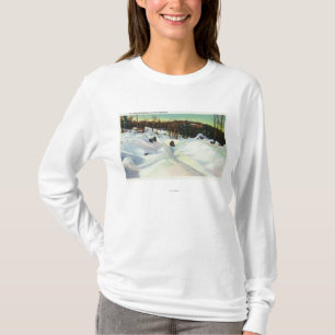 Olympic Bobsled Run View on Mt. Van Hoevenberg T-Shirt