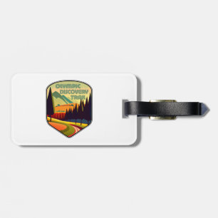 Olympic Discovery Trail Washington State Colours Luggage Tag