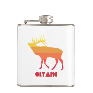 Olympic Elk Hip Flask