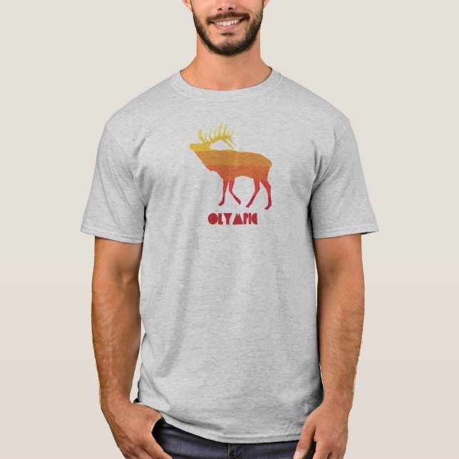 Olympic Elk T-Shirt (Front)