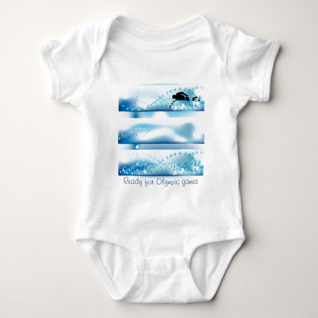 Olympic games item baby bodysuit (Front)
