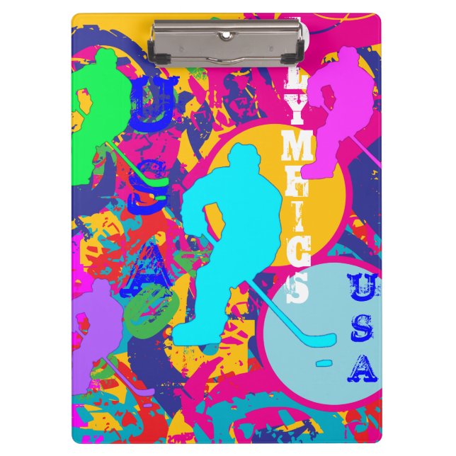 OLYMPIC HOCKEY CLIPBOARD (Front)