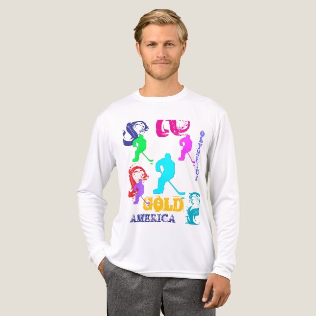 OLYMPIC HOCKEY Tri-Blend SHIRT (Front Full)