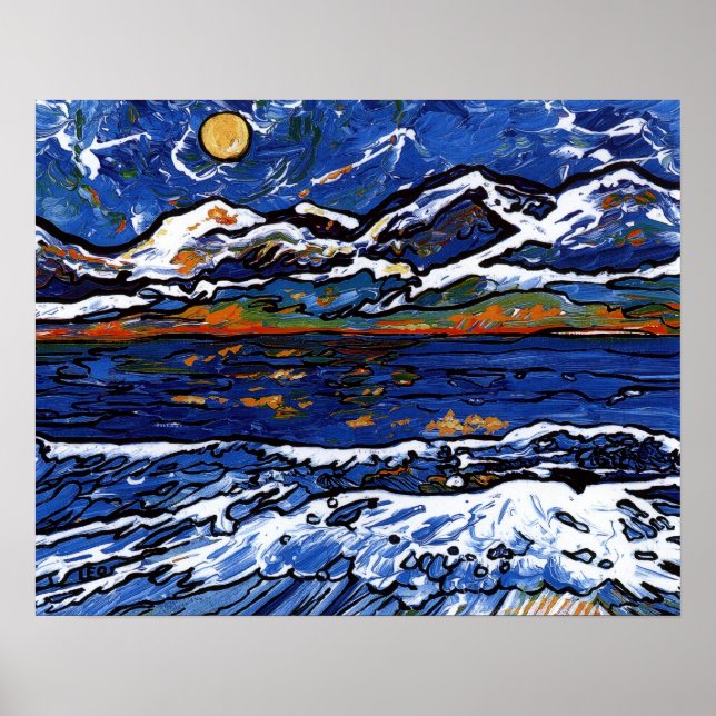 Olympic Mountains Poster (Front)