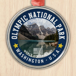 Olympic Naional Park Photo Landscape Metal Tree Decoration