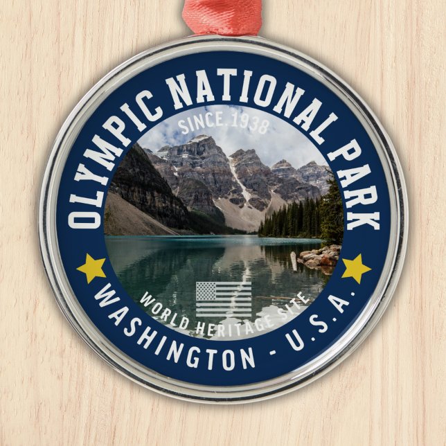 Olympic Naional Park Photo Landscape Metal Tree Decoration (Creator Uploaded)