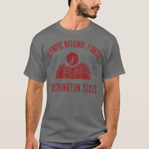Olympic National Forest1897 Washington State Hikin T-Shirt
