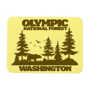 Olympic National Forest Magnet
