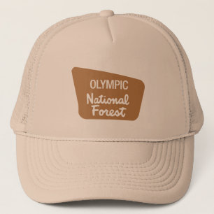 Olympic National Forest (Sign) Trucker Hat