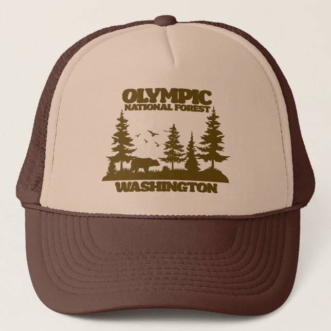 Olympic National Forest Trucker Hat (Front)
