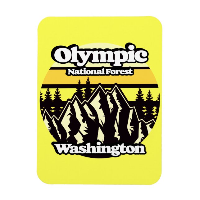 Olympic National Forest, Washington Magnet (Vertical)