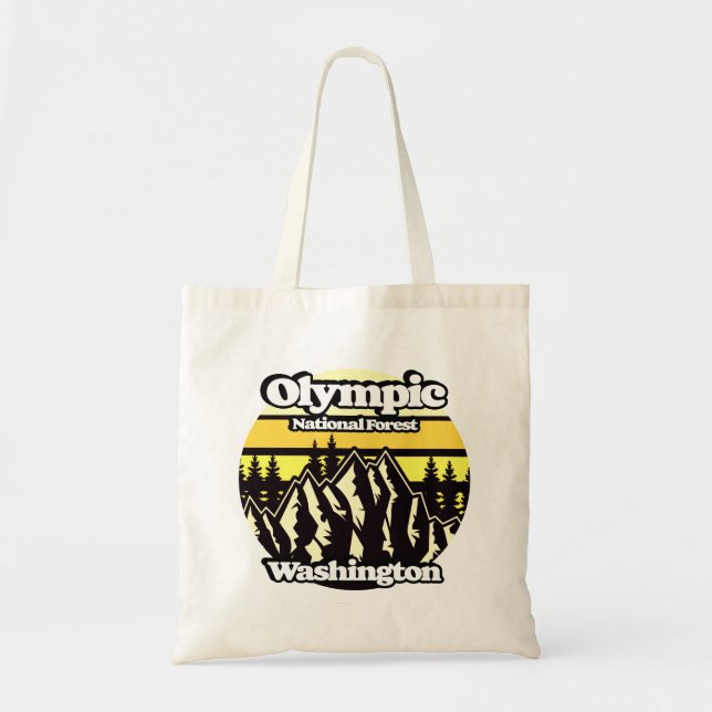 Olympic National Forest, Washington Tote Bag (Front)