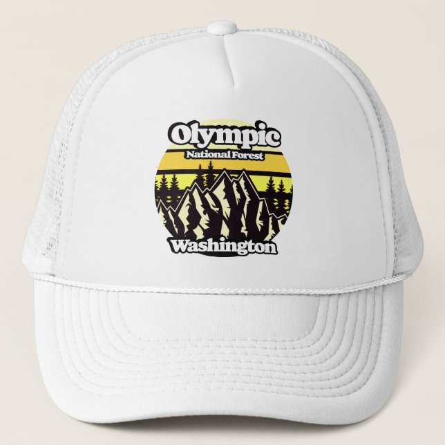 Olympic National Forest, Washington Trucker Hat (Front)