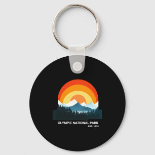 Olympic National Park Est 1938 Wa State T Shirt  Key Ring