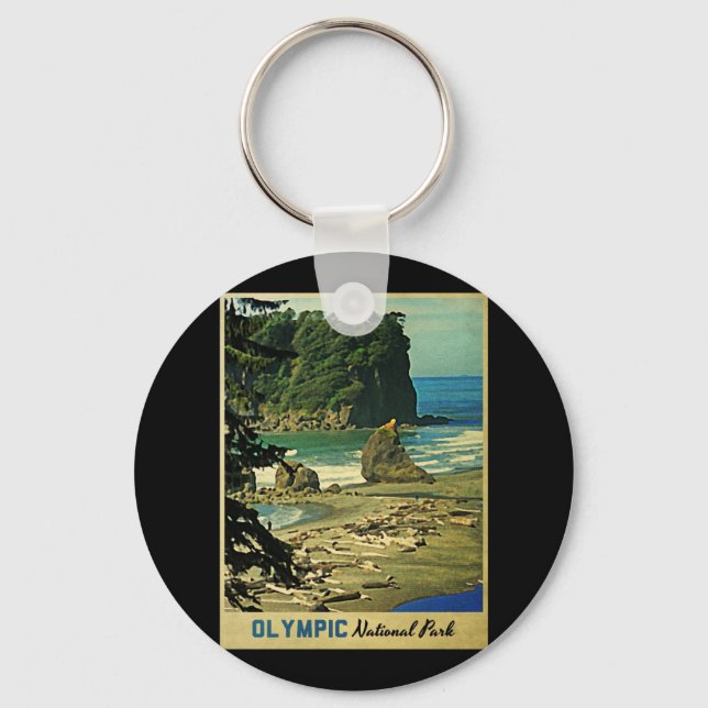 Olympic National Park Key Ring (Front)