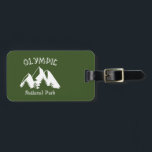 Olympic National Park Luggage Tag<br><div class="desc">Washington's Olympic National Park is home to such unique landscapes that it's been designated a World Heritage Site.</div>