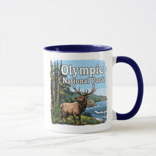 Olympic National Park Mountain Landscape Mug