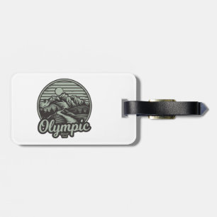 Olympic National Park Mountain Trail Luggage Tag