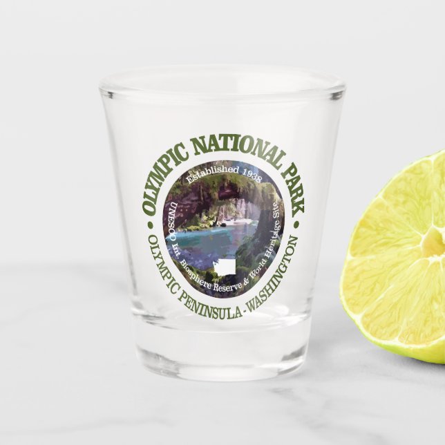 Olympic National Park (NP2) Shot Glass (Front)