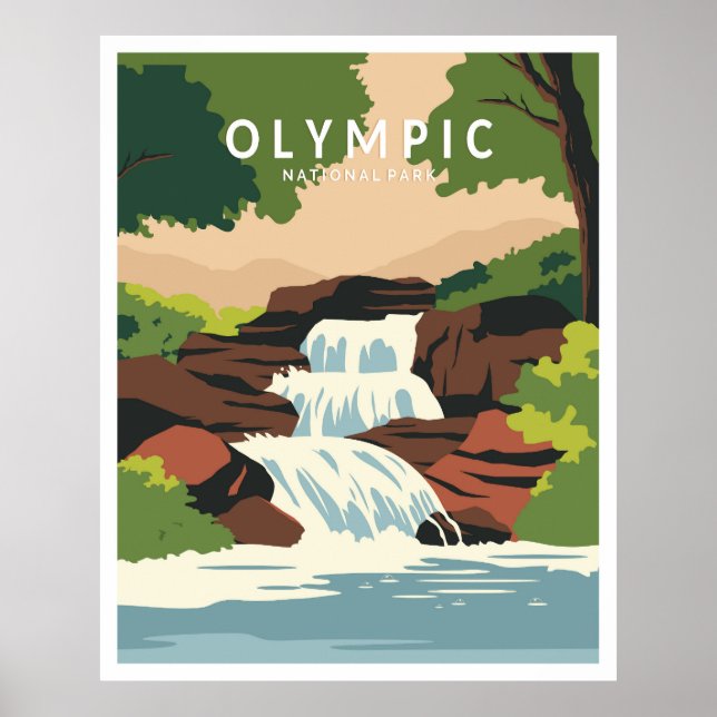 Olympic National Park Poster (Front)