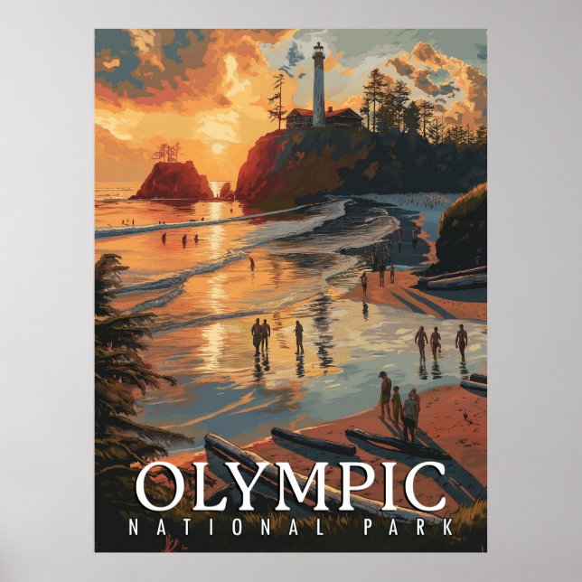 Olympic National Park Poster (Front)