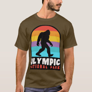 Olympic National Park Retro Sunset T-Shirt