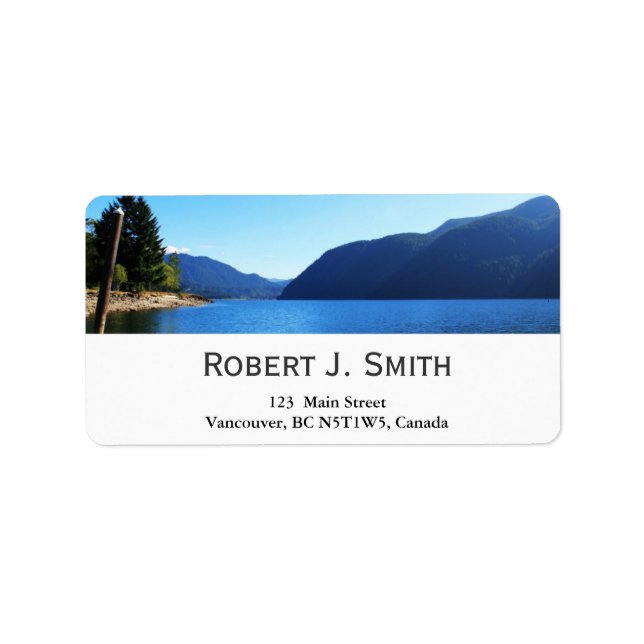 Olympic National Park, Seattle, U.S.A. Label (Front)