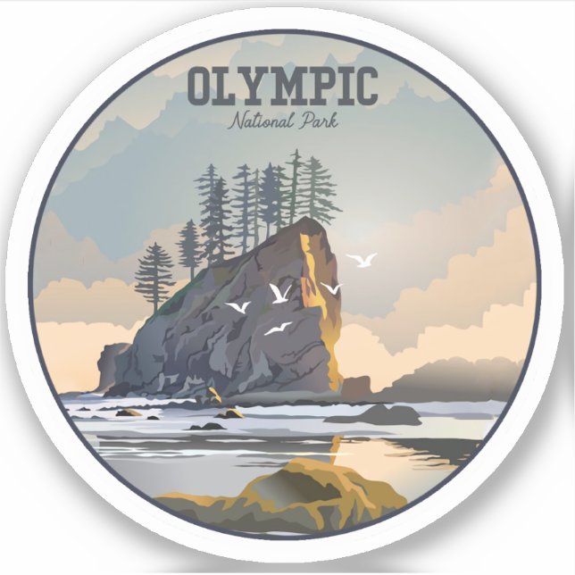Olympic National Park Sticker (Front)