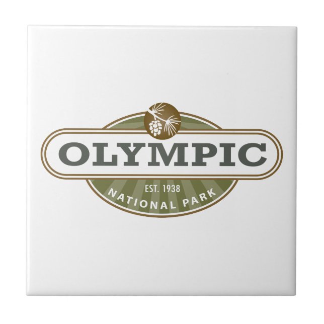 Olympic National Park Tile (Front)