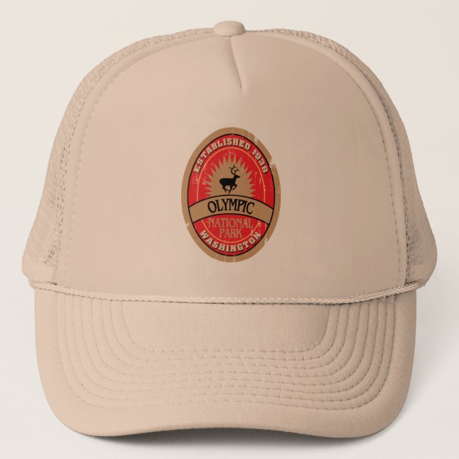 Olympic National Park Trucker Hat (Front)