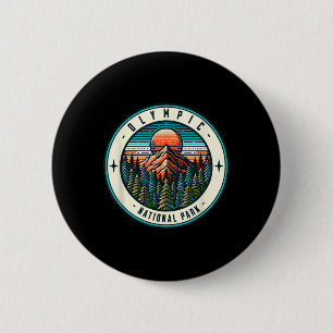 Olympic National Park Washington Family Trip 6 Cm Round Badge