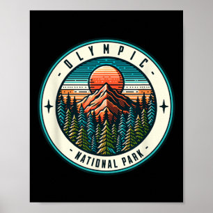 Olympic National Park Washington Family Trip Poster