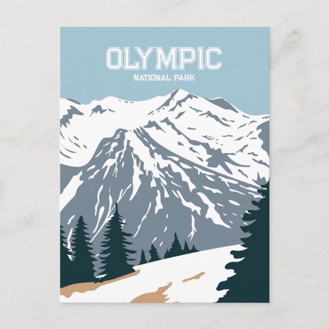 Olympic National Park Washington Postcard (Front)