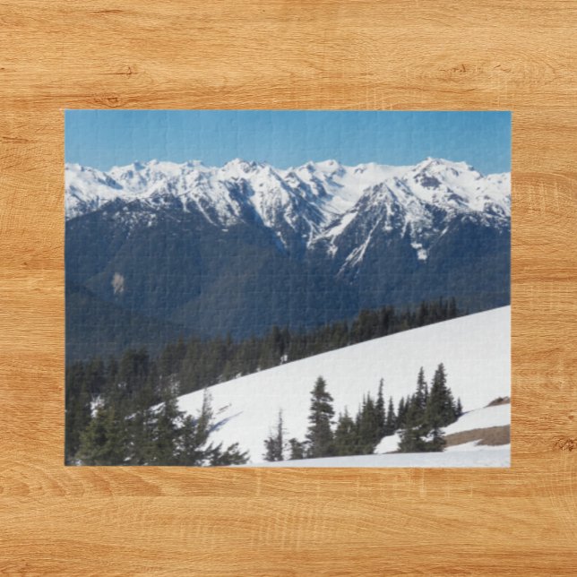 Olympic National Park Winter Landscape Jigsaw Puzzle (In Situ)