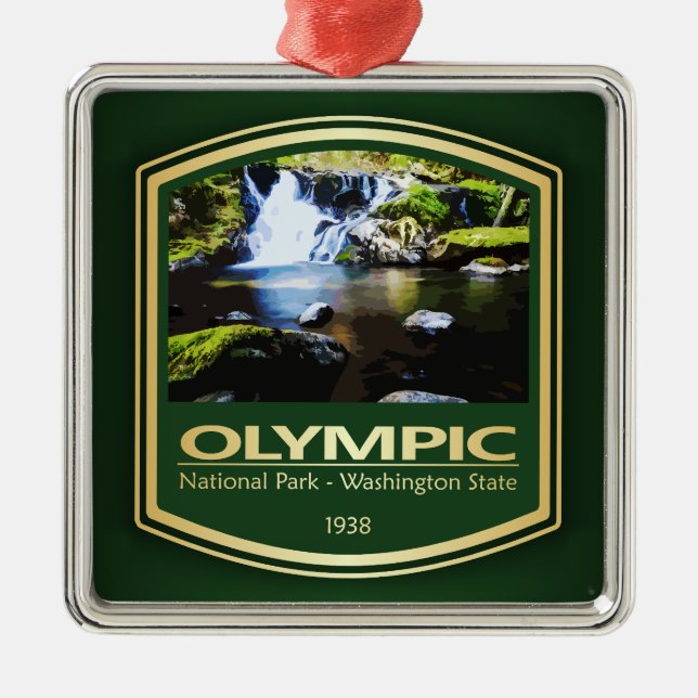 Olympic NP (PF1) Metal Tree Decoration (Front)