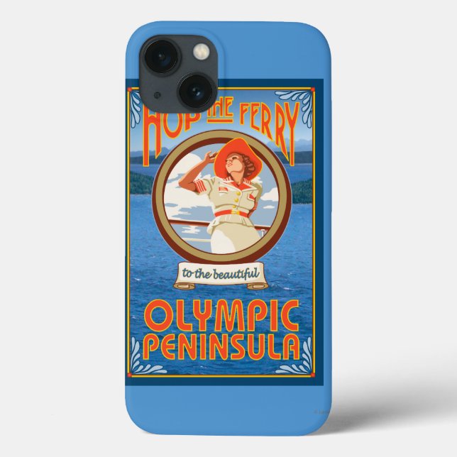 Olympic Peninsula, WashingtonHop the Ferry Case-Mate iPhone Case (Back)