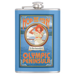 Olympic Peninsula, WashingtonHop the Ferry Hip Flask