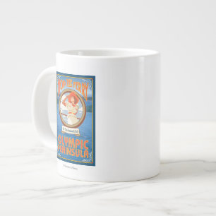 Olympic Peninsula, WashingtonHop the Ferry Large Coffee Mug