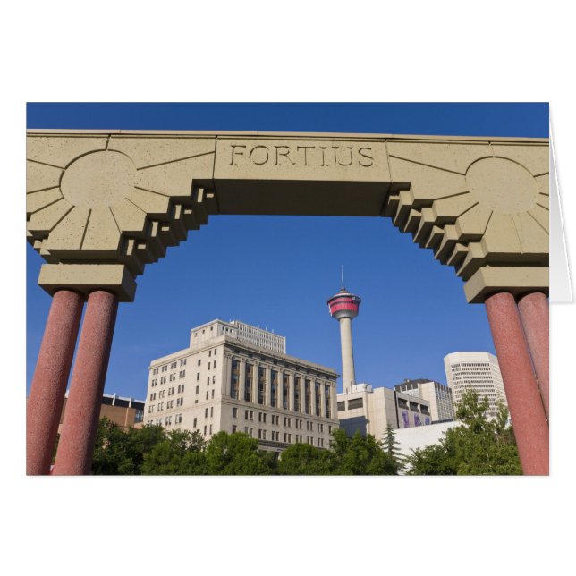 Olympic Plaza and Calgary Tower, Alberta, Canada (Front Horizontal)