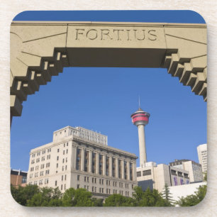 Olympic Plaza and Calgary Tower, Alberta, Canada Coaster