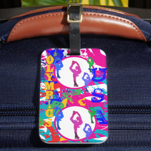 OLYMPIC SKATING  LUGGAGE TAG