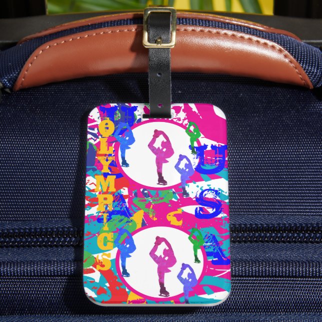 OLYMPIC SKATING  LUGGAGE TAG (Front Insitu 2)