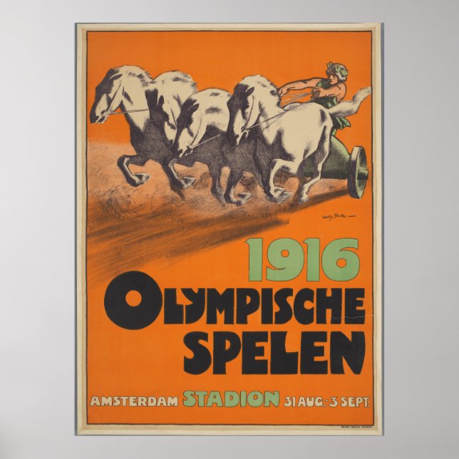 Olympics 1916 poster (Front)