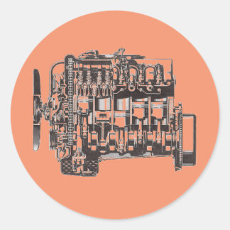 OM617 Engine Sticker