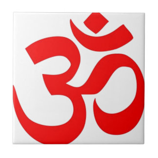 Om (ॐ) - Hindu and Buddhist Symbol Tile