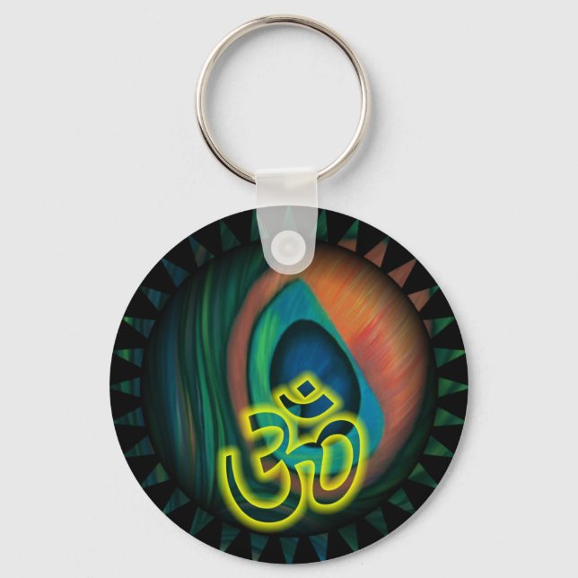 Om 3 key ring (Front)