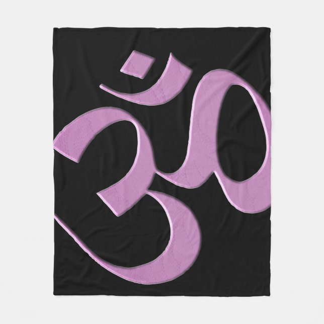 Om 5 fleece blanket (Front)