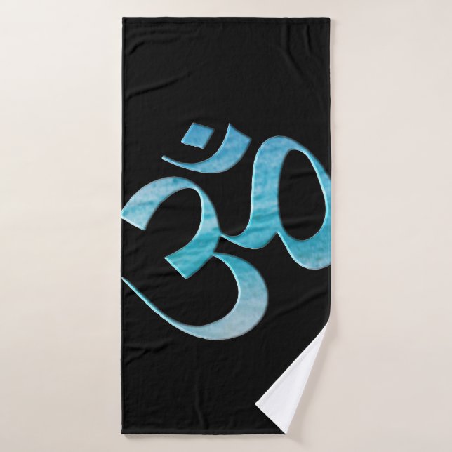 Om 6 bath towel (Bath Towel)