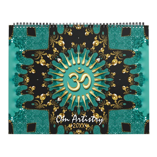 OM Artistry Yoga New Age Meditational Calendars (Cover)