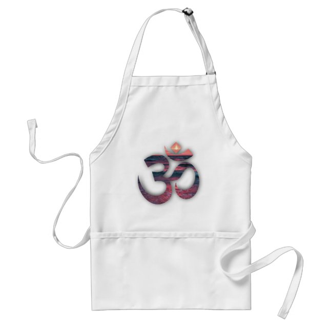 OM At The Ocean Yoga Standard Apron (Front)